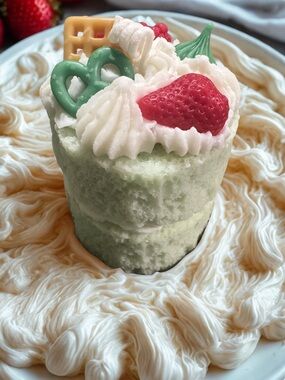 Homemade 2 Layer Cake Candle